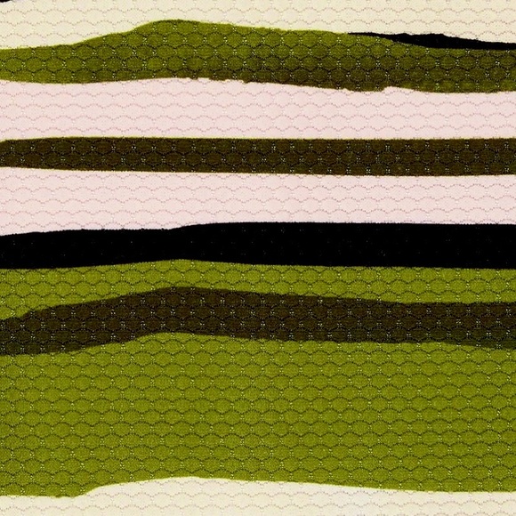 Seafolly Sun Stripe Green One Shoulder One-Piece Swimsuit - Picture 7 of 16